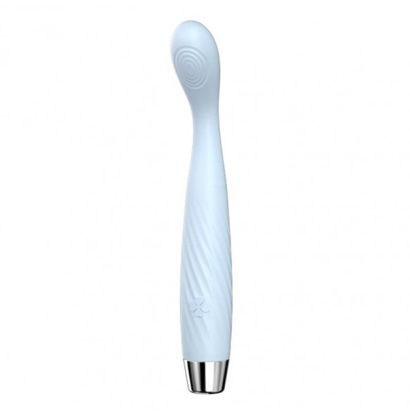Powerful Magic Finger Heating G-spot Vibrator (Chargeable - Sky Blue)